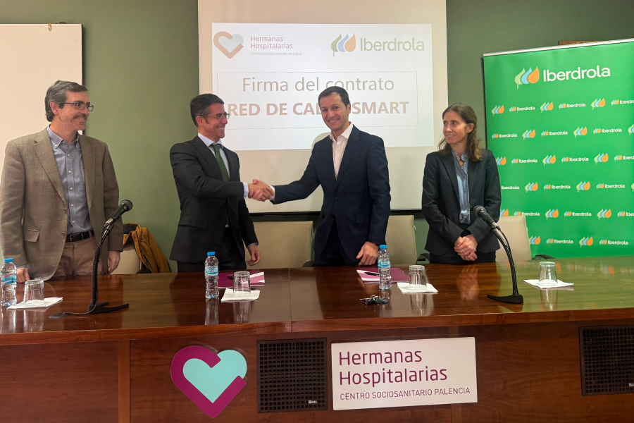 Hermanas Hospitalarias se ‘engancha’ a la red de calor renovable de Iberdrola España en Palencia