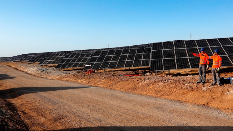 Planta fotovoltaica de Ceclavín en Extremadura.