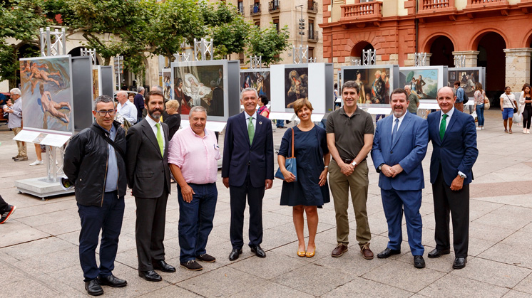 Éibar acoge una muestra al aire libre de reproducciones fotográficas de cincuenta obras de la colección del Museo del Prado.