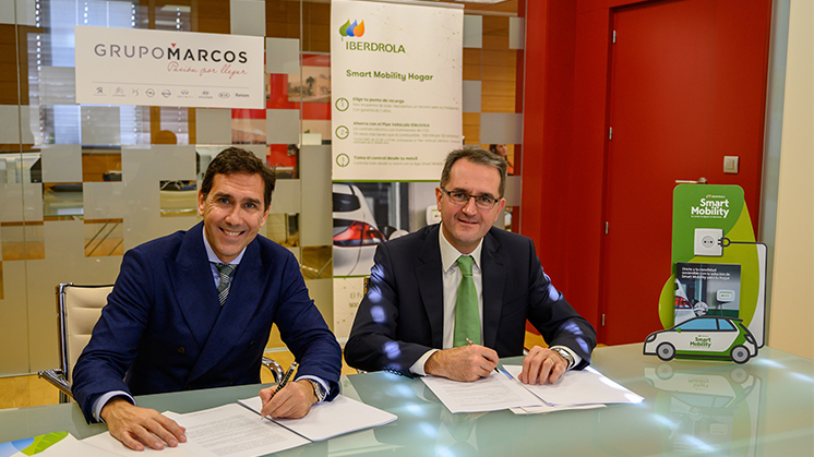 Iberdrola y el Grupo Marcos Automoción alcanzan un acuerdo para impulsar la movilidad sostenible.