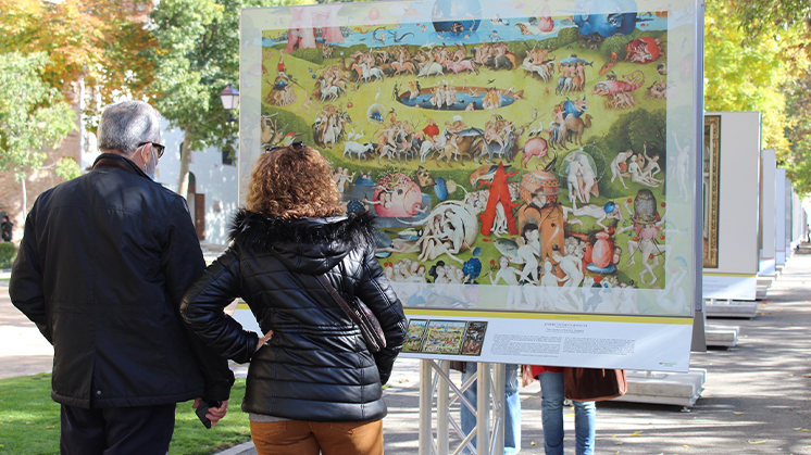 El Museo del Prado en las calles en Segovia.