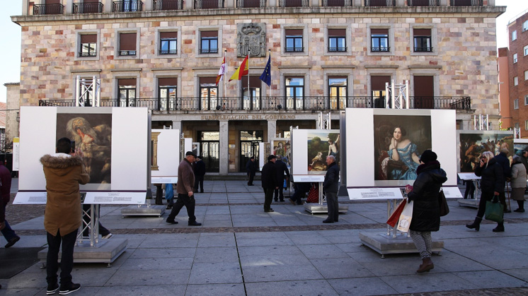 Zamora acoge una muestra al aire libre de reproducciones fotográficas de cincuenta obras de la colección del Museo del Prado.