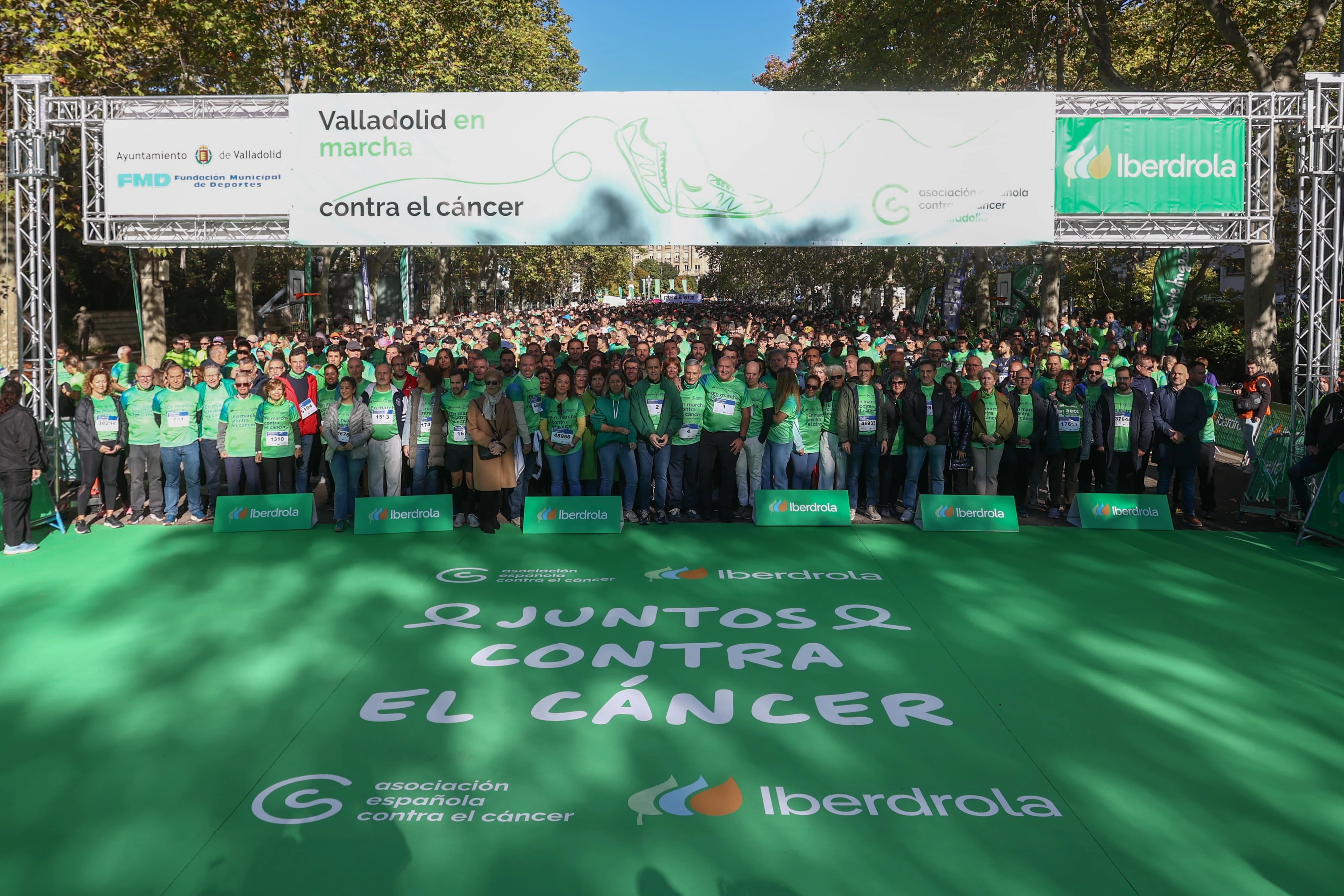 Marcha contra el cáncer en Valladolid
